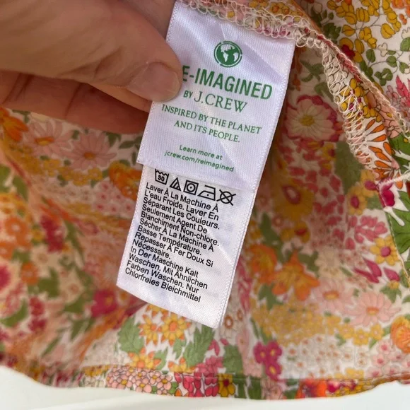 J. Crew Short-sleeve cottage top in Liberty® Margaret Annie fabric - Picture 5 of 6